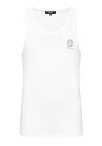 VERSACE - Versace Tank top Medusa AUU01012 Biały Regular Fit. Kolor: biały. Materiał: bawełna