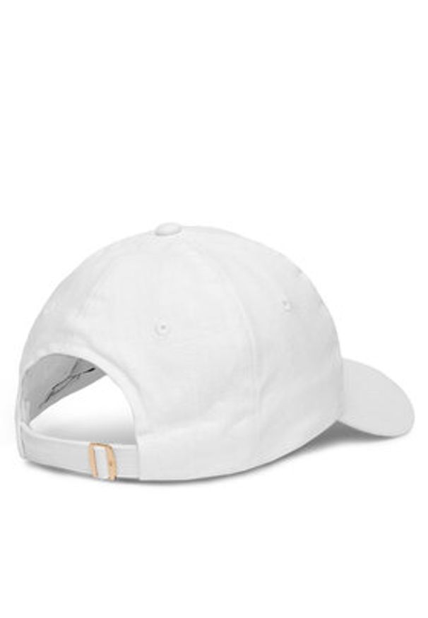 TOMMY HILFIGER - Tommy Hilfiger Czapka z daszkiem AW0AW18345 Biały. Kolor: biały. Materiał: len