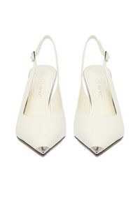 Eva Minge Szpilki EO-LILLY-LT2131-1-1 Écru. Kolor: kremowy. Materiał: syntetyk, skóra. Obcas: na szpilce #4