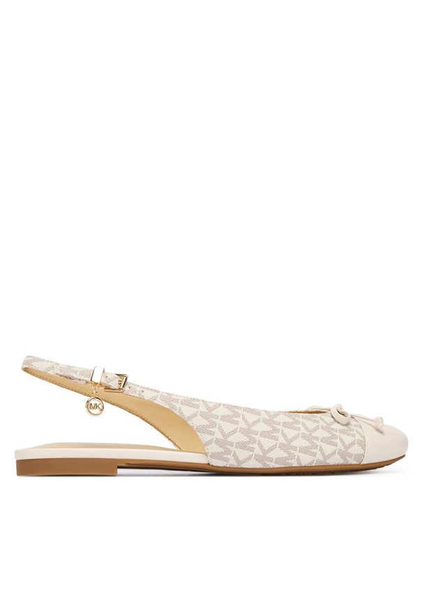 Baleriny MICHAEL Michael Kors. Kolor: kremowy