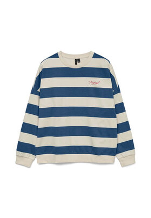 Vero Moda Bluza Viola 10338440 Niebieski Regular Fit. Kolor: niebieski. Materiał: bawełna