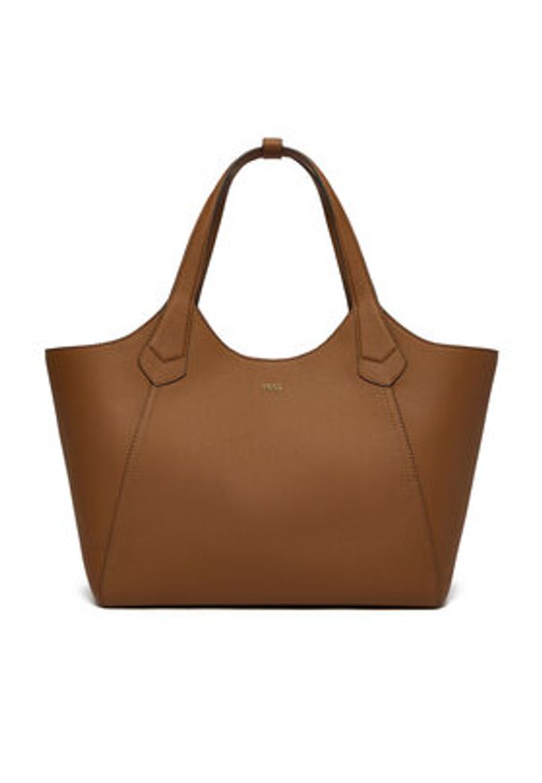 BOSS Torebka 50563395 Brązowy. Kolor: brązowy. Materiał: skórzane