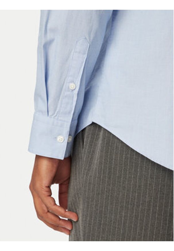 Calvin Klein Koszula LV04LG127G Niebieski jasny Classic Fit. Kolor: niebieski. Materiał: bawełna