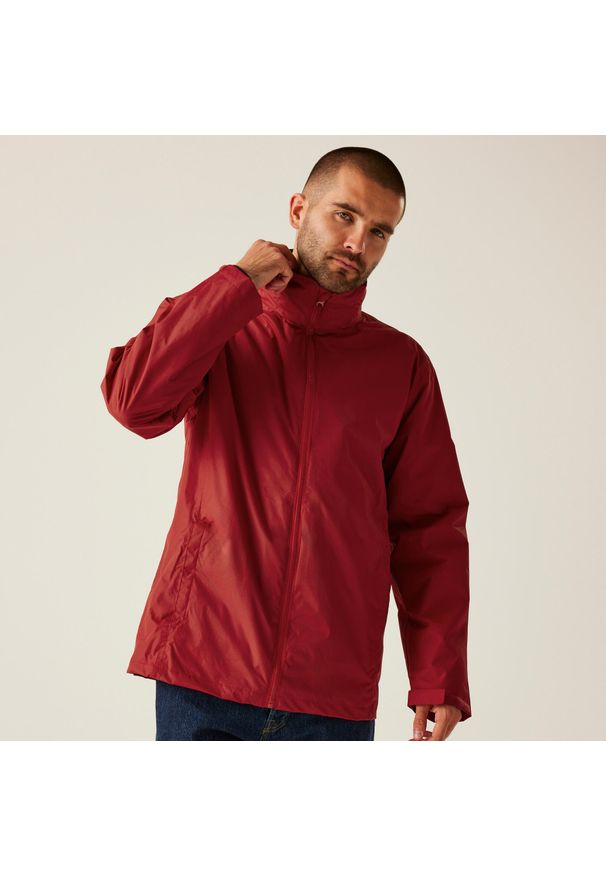 Regatta - Kurtka robocza 3w1 męska Classic. Kolor: czerwony. Sezon: zima. Sport: turystyka piesza