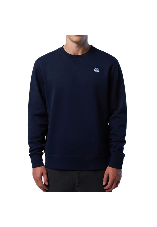 North Sails - Bluza polarowa NORTH SAILS CREWNECK SWEATSHIRT Niebieski. Kolor: niebieski. Materiał: polar