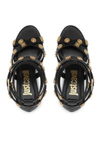 Just Cavalli Sandały 80RA3S40 ZSE55 Czarny. Kolor: czarny. Materiał: skóra #2