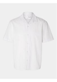 Selected Homme Koszula New Linen 16092978 Biały Relaxed Fit. Kolor: biały. Materiał: bawełna #5