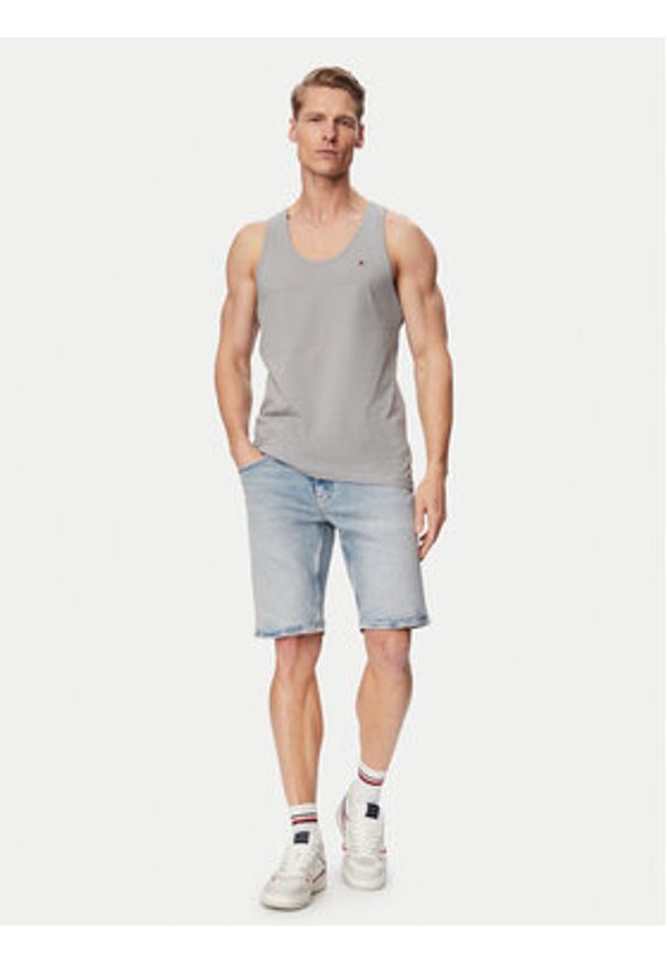 TOMMY HILFIGER - Tommy Hilfiger Komplet tank topów UM0UM03867 Kolorowy Slim Fit. Materiał: bawełna. Wzór: kolorowy