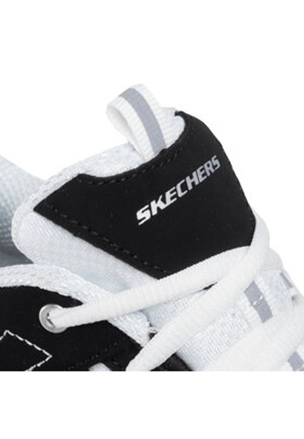 skechers - Skechers Sneakersy I-Conik 88888250/BKW Czarny. Kolor: czarny. Materiał: skóra
