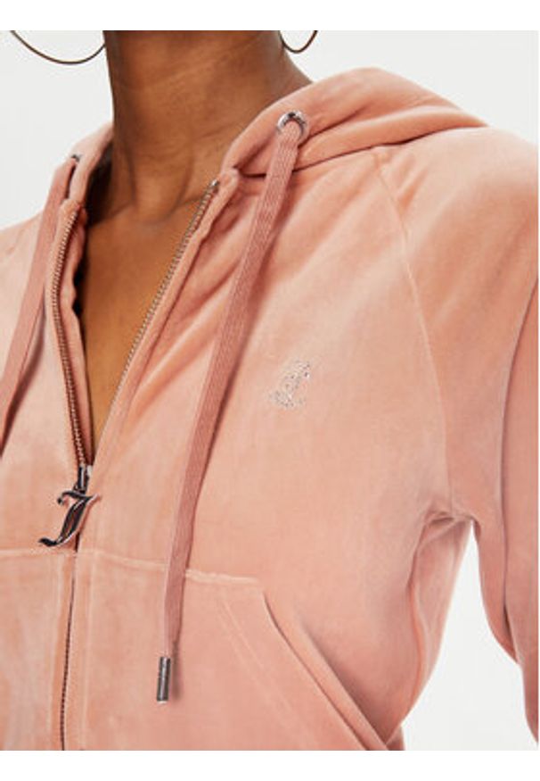 Juicy Couture Bluza Madison JCWA122001 Beżowy Slim Fit. Kolor: beżowy. Materiał: syntetyk