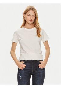 Guess T-Shirt V4YI09 J1314 Biały Regular Fit. Kolor: biały. Materiał: bawełna #1