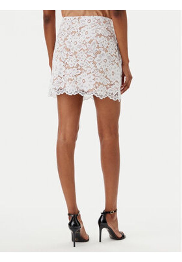 MICHAEL Michael Kors Spódnica mini MS570HIGTA Biały Regular Fit. Kolor: biały. Materiał: syntetyk