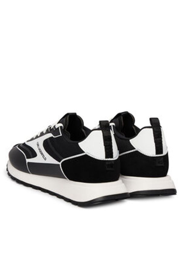 Karl Lagerfeld - KARL LAGERFELD Sneakersy Kairo KL51129A Czarny. Kolor: czarny. Materiał: skóra
