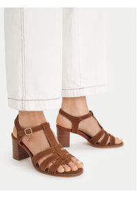 Lasocki Sandały CEO-25F531-4 Brązowy. Kolor: brązowy. Materiał: zamsz, skóra #4