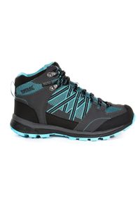 Buty trekkingowe damskie Regatta Samaris II Mid wodoodporne. Kolor: niebieski. Materiał: poliester, guma