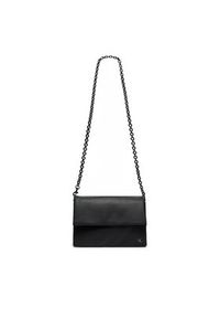 Calvin Klein Jeans Torebka Micro Mono Ew Flap25 Pu K60K611947 Czarny. Kolor: czarny. Materiał: skórzane