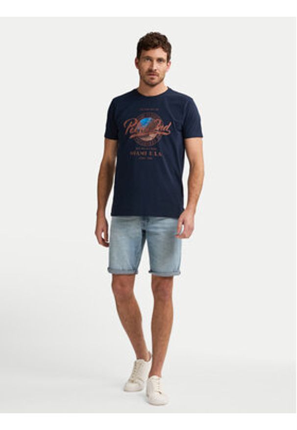 Petrol Industries Szorty jeansowe M-1050-SHO002 Niebieski Regular Fit. Kolor: niebieski. Materiał: bawełna