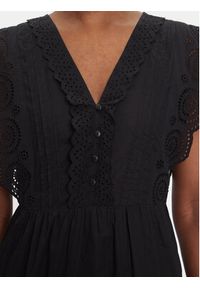 JDY Sukienka letnia Sara 15350748 Czarny Regular Fit. Kolor: czarny. Materiał: bawełna. Sezon: lato