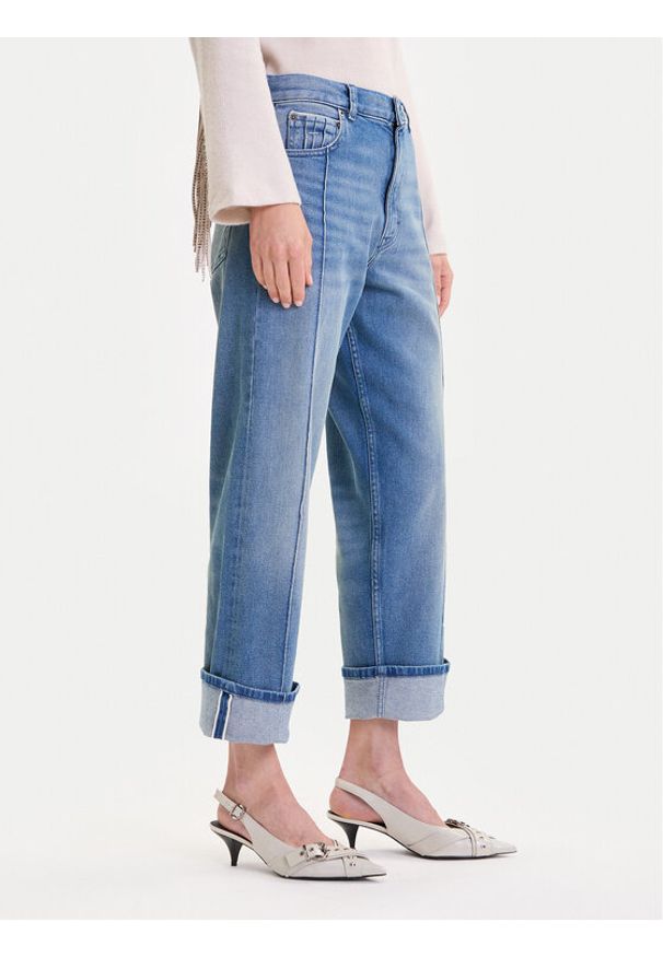 Mustang Jeansy Vermont 1016933 Niebieski Loose Fit. Kolor: niebieski