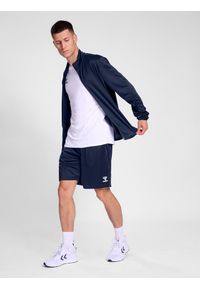 Kurtka z dresu Hummel Essential. Kolor: niebieski. Materiał: dresówka. Sport: fitness #2