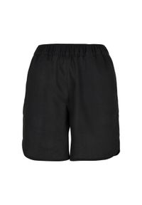 Damskie spodenki z domieszką lnu Urban Classics. Kolor: czarny. Materiał: len. Długość: krótkie. Sezon: lato #1