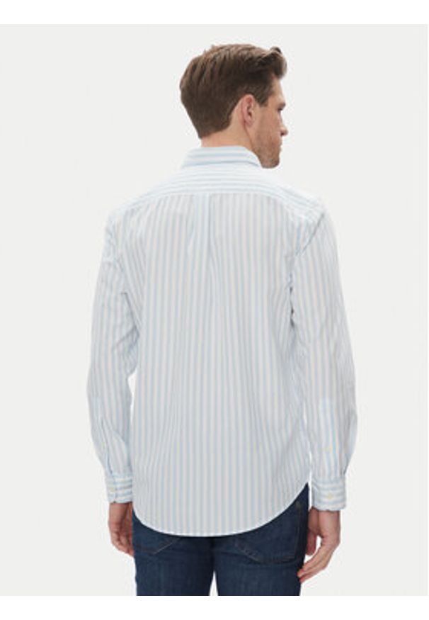 TOMMY HILFIGER - Tommy Hilfiger Koszula MW0MW39159 Błękitny Regular Fit. Kolor: niebieski. Materiał: bawełna