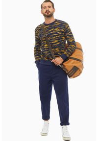 Lee - LEE SEASONAL CAMO SWS MĘSKA BLUZA BEZ KAPTURA WASHED BLUE L80ASPLR 112121285. Typ kołnierza: bez kaptura #3