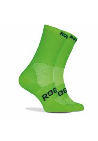 ROGELLI - Skarpetki rowerowe Rogelli Q-SKIN, antybakteryjne. Kolor: wielokolorowy, zielony, czarny