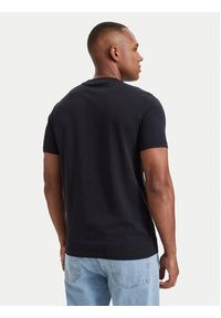 Karl Lagerfeld - KARL LAGERFELD T-Shirt 755780 564235 Granatowy Regular Fit. Typ kołnierza: dekolt w karo. Kolor: niebieski. Materiał: bawełna #5