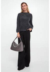 Marella - Sweter damski wełniany Nanti MARELLA MONOCHROME. Materiał: wełna #4