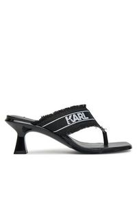 Karl Lagerfeld - KARL LAGERFELD Japonki Panache II KL30104 Czarny. Kolor: czarny. Materiał: materiał #5