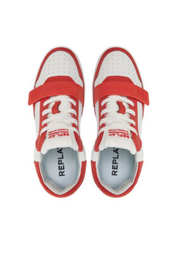 Replay Sneakersy GMZ4O.000.C0012L Biały. Kolor: biały. Materiał: skóra