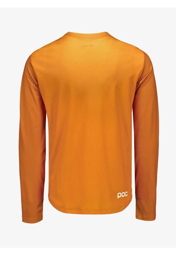 Bluza rowerowa męska POC Motion Air L/S Jersey. Kolor: pomarańczowy. Materiał: jersey