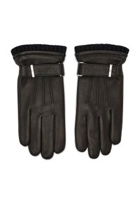 Calvin Klein Rękawiczki Męskie Leather Rivet Gloves K50K507425 Czarny. Kolor: czarny. Materiał: skóra #1