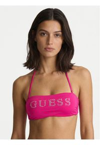 Guess Góra od bikini E6GJ45 KF442 Różowy. Kolor: różowy. Materiał: syntetyk #1