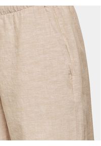 Gina Tricot Spodnie materiałowe 19210 Beżowy Regular Fit. Kolor: beżowy. Materiał: bawełna #4