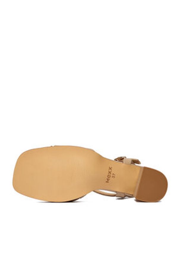 MEXX Sandały EO-WS1161-05 Beżowy. Kolor: beżowy. Materiał: skóra