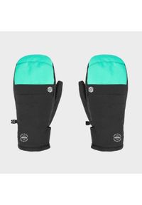 SIROKO - Zimowe rękawice snowboardowe i narciarskie Sporty zimowe Siroko PITZTAL Turquoi. Kolor: niebieski, czarny, wielokolorowy. Technologia: Thinsulate. Sezon: zima. Sport: snowboard, narciarstwo