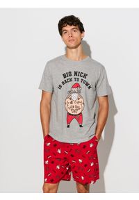 Sinsay - Piżama z domieszką wiskozy we wzór świąteczny - wielobarwny. Materiał: wiskoza #1