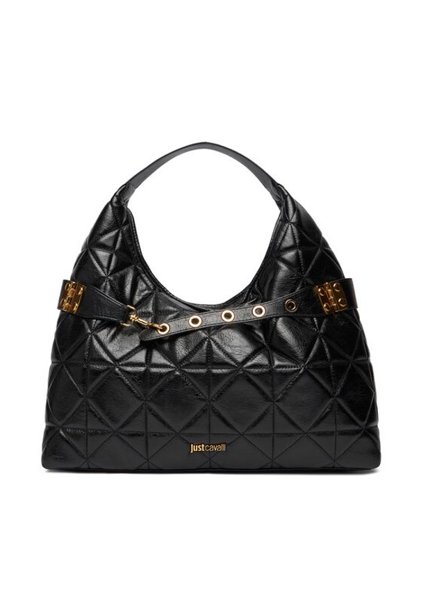 Just Cavalli Torebka 79RA4BI5 ZSD24 Czarny. Kolor: czarny. Materiał: skórzane