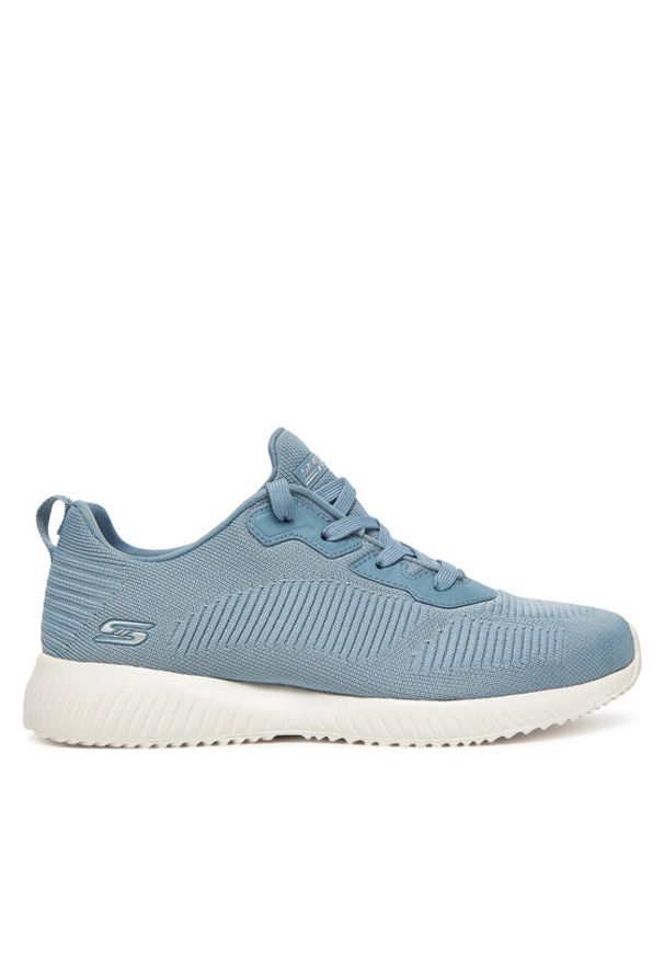 skechers - Skechers Sneakersy Bobs Squad-Tough Talk 32504/LTBL Niebieski. Kolor: niebieski. Materiał: materiał