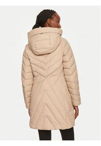 TOMMY HILFIGER - Tommy Hilfiger Kurtka puchowa Chevron WW0WW42622 Beżowy Regular Fit. Kolor: beżowy. Materiał: syntetyk. Sezon: zima #7