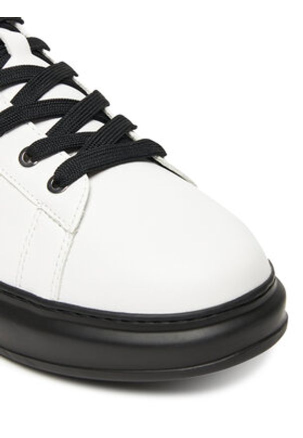 Karl Lagerfeld - KARL LAGERFELD Sneakersy KL52530N Biały. Kolor: biały. Materiał: skóra