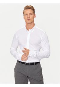 Only & Sons Koszula Robin 22031023 Biały Slim Fit. Kolor: biały. Materiał: bawełna