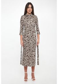 Sportalm - Sukienka szmizjerka ze zwierzęcym wzorem SPORTALM. Wzór: motyw zwierzęcy. Typ sukienki: szmizjerki #2