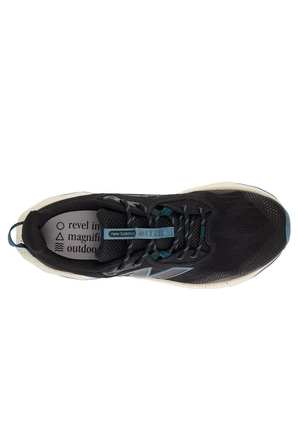 Buty męskie New Balance DynaSoft Nitrel v6 MNTR9D5 – czarne. Kolor: czarny. Materiał: syntetyk, materiał. Szerokość cholewki: normalna. Sport: fitness, bieganie