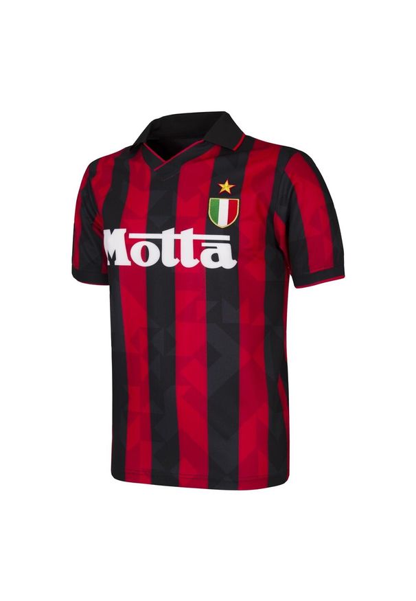 COPA FOOTBALL - Retro koszulka piłkarska – Męska – AC Milan 1994 – Czarny - Czerwony. Kolor: czarny, czerwony, wielokolorowy. Sport: piłka nożna