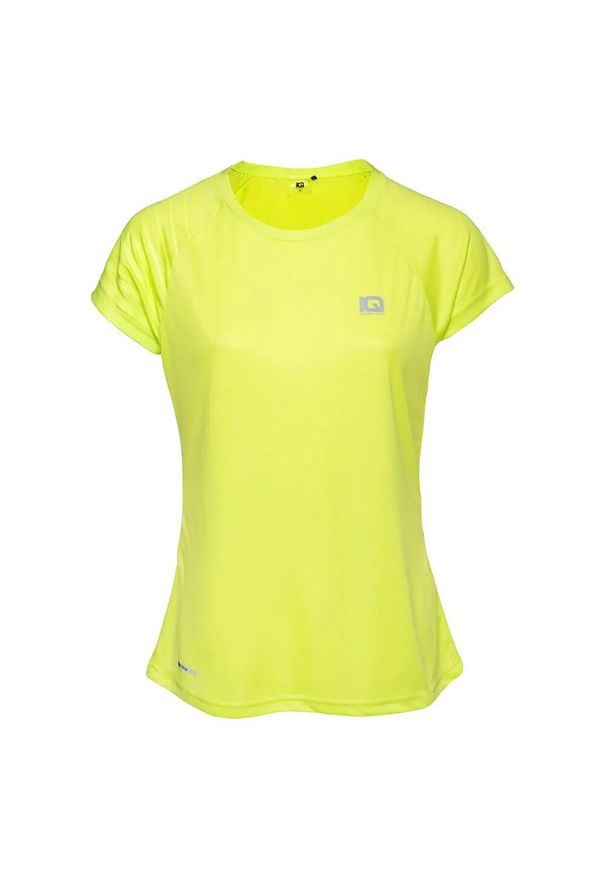 IQ - T-shirt Damski Z Krótkim Rękawem Hida. Kolor: żółty, wielokolorowy, zielony. Długość rękawa: krótki rękaw. Długość: krótkie. Sport: turystyka piesza