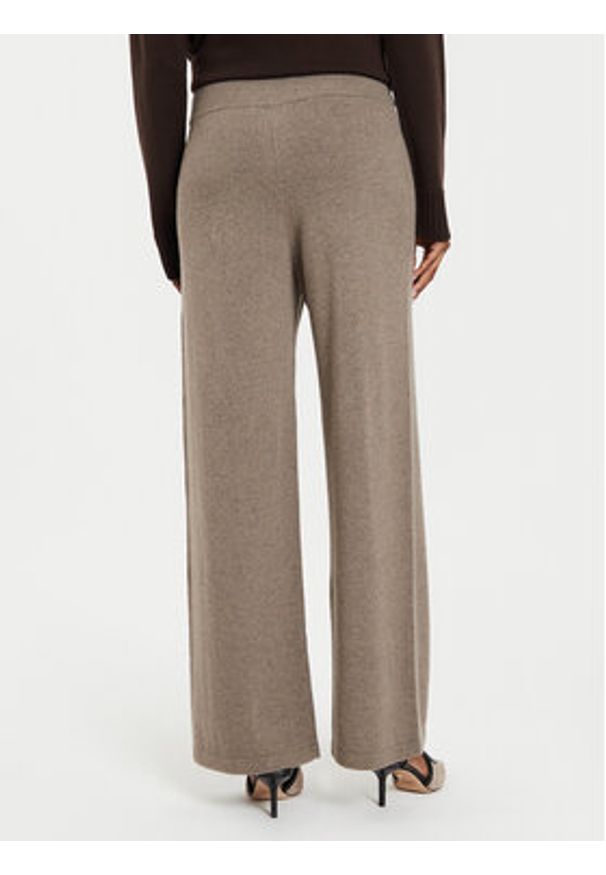 Weekend Max Mara Spodnie materiałowe Tennis 2425336012 Beżowy Regular Fit. Kolor: beżowy. Materiał: wełna