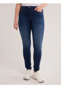 Big-Star - Jeansy damskie skinny niebieskie Ariana 399. Stan: podwyższony. Kolor: niebieski. Styl: retro